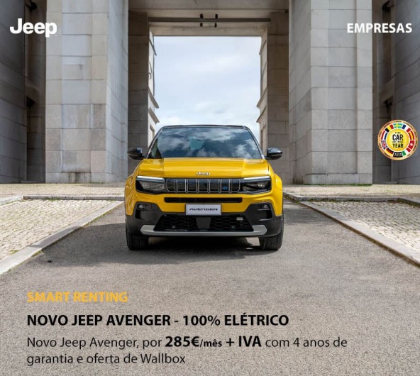 Novo Jeep Avenger 100% Eltrico Empresas - Desde 285/ms + IVA