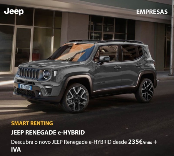 Jeep Renegade e-Hybrid Empresas - Desde 235/ms + IVA