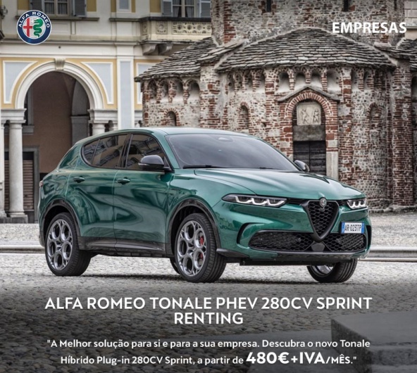 Alfa Romeo Tonale PHEV Renting Empresas - 480 + IVA/ms