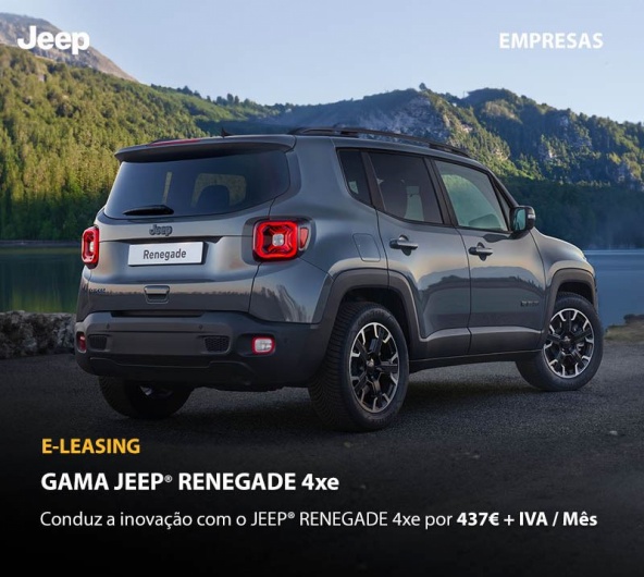 Jeep Renegade 4XE Empresas - Por 437+IVA/ms