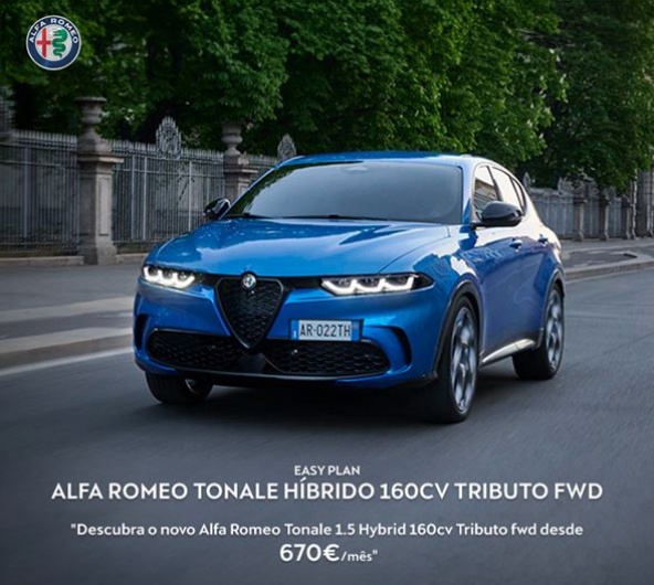 Alfa Romeo Tonale Hbrido 160CV Tributo FWD - Por 670/ms