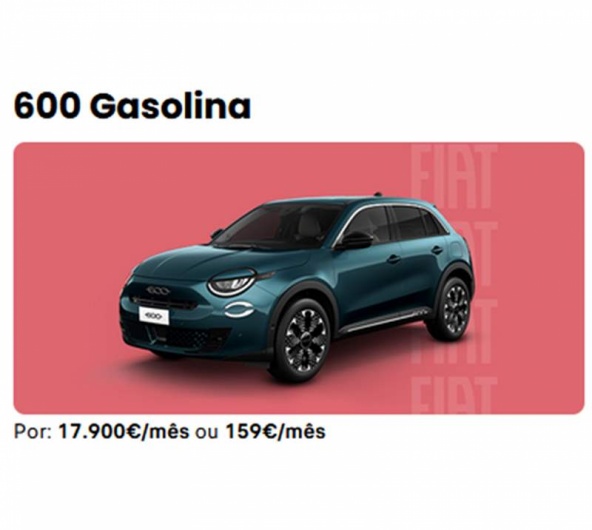 Fiat 600 Gasolina Por: 17.900�/m�s ou 159�/m�s
