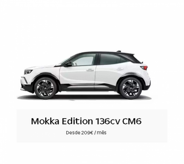Mokka Edition 136cv CM6 Desde 209� / m�s