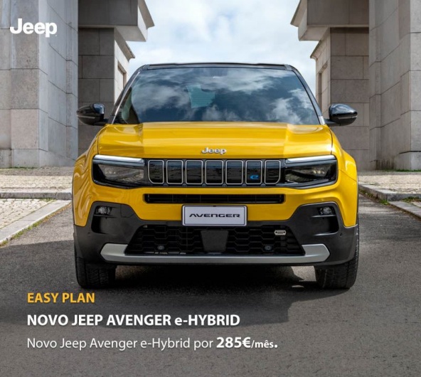 Novo Jeep Avenger e-Hybrid - Por 285/ms
