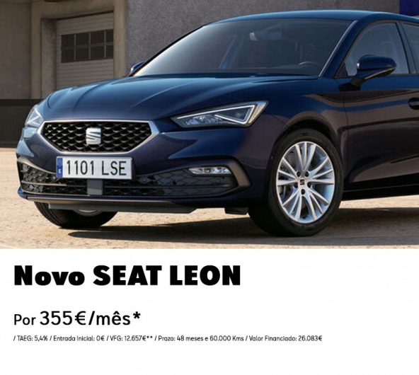 SEAT LEON Easy Auto - Por 355€/Mês