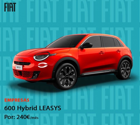 Novo FIAT 600 Hybrid Empresas - Por 240/ms