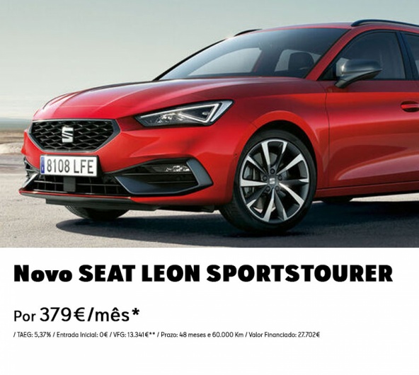 SEAT Leon Sportstourer Easy Auto - Por 379€/Mês