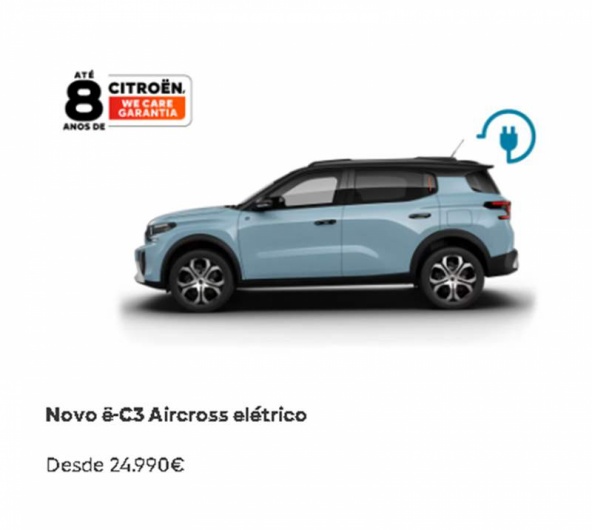 Novo �-C3 Aircross el�trico Desde 24.990�