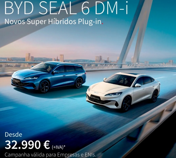 BYD SEAL 6 DM-i Desde  32.990   (+IVA)*