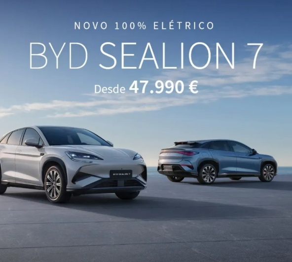 Novo BYD SEALION 7 desde 47.990 € Novo BYD SEALION 7 desde 47.990 €