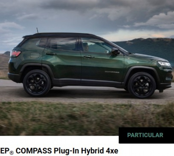 JEEP® COMPASS Plug-In Hybrid 4xe Por: 290€ JEEP® COMPASS Plug-In Hybrid 4xe Por: 290€