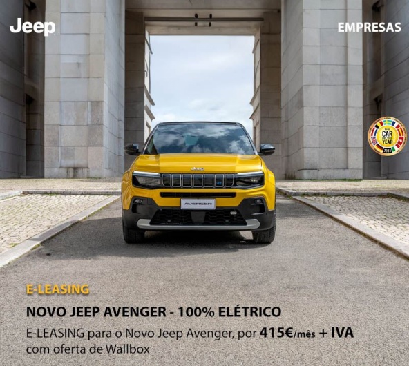 Novo Jeep Avenger 100% Eltrico - Desde 415/ms + IVA