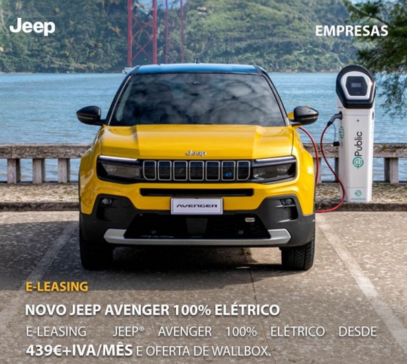 Novo Jeep Avenger 100% Eltrico - Desde 439/ms + IVA