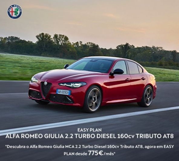 Alfa Romeo Giulia 2.2 Turbo Diesel 160cv Tributo AT8 - Por 775/ms