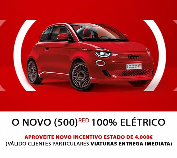 Novo 500 100% Elétrico - Incentivo Estado de 4000€
