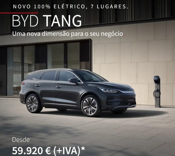 BYD TANG Desde 59.920 € (+IVA)* BYD TANG Desde 59.920 € (+IVA)*