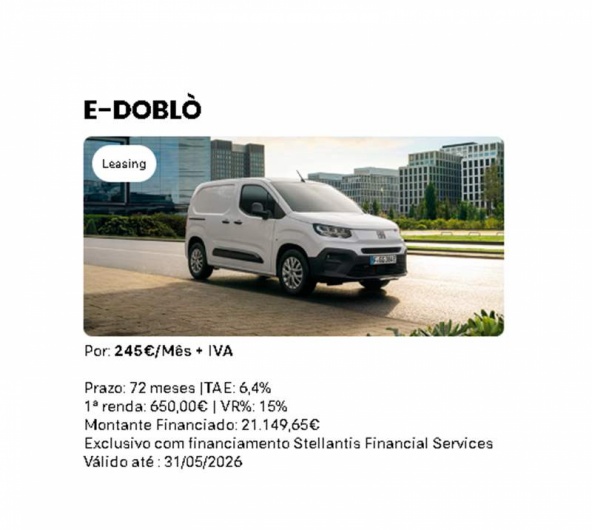 Leasing E-DOBL� - Por: 245�/M�s + IVA