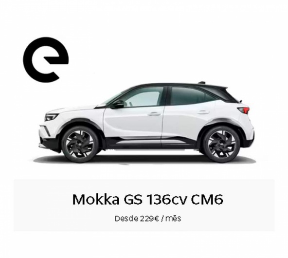 Renting Particulares Mokka GS 136cv CM6  Desde 229� / m�s