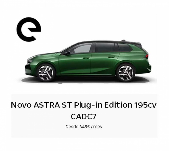 Renting Particulares Novo ASTRA ST Plug-in Edition 195cv CADC7  Desde 345� / m�s