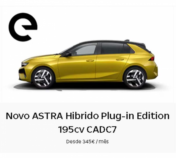 Renting Particulares Novo ASTRA Hibrido Plug-in Edition 195cv CADC7  Desde 345� / m�s