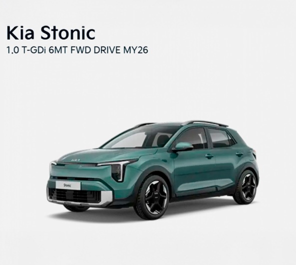 Kia Stonic 1.0 T-GDi 6MT FWD DRIVE MY26 179�/m�s