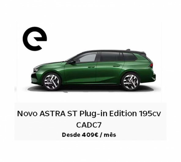 Novo ASTRA ST Plug-in Edition 195cv CADC7 Desde 409� / m�s