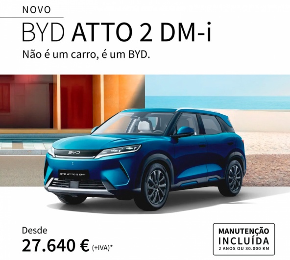 BYD ATTO 2 DM-i. Desde 27.640 � (+IVA)*