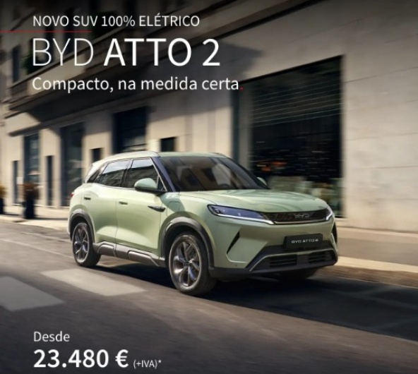 BYD ATTO 2 DESDE 23.480€* BYD ATTO 2 DESDE 23.480€*