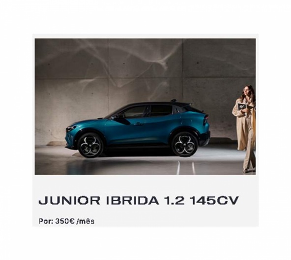 JUNIOR IBRIDA 1.2 145Cv  Por: 350� /m�s