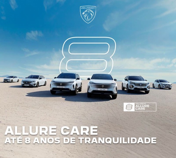 PEUGEOT ALLURE CARE - Até 8 anos de tranquilidade PEUGEOT ALLURE CARE - Até 8 anos de tranquilidade