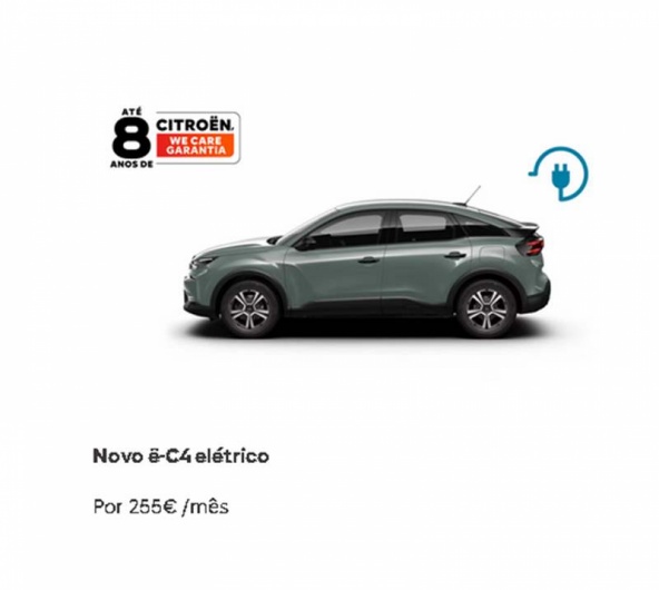 Novo �-C4 el�trico Por 255� /m�s*