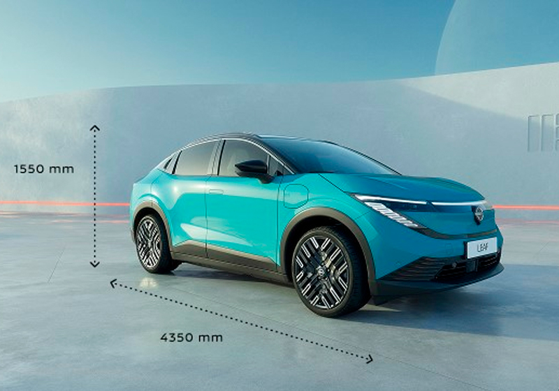 Dimens�es Nissan LEAF 1