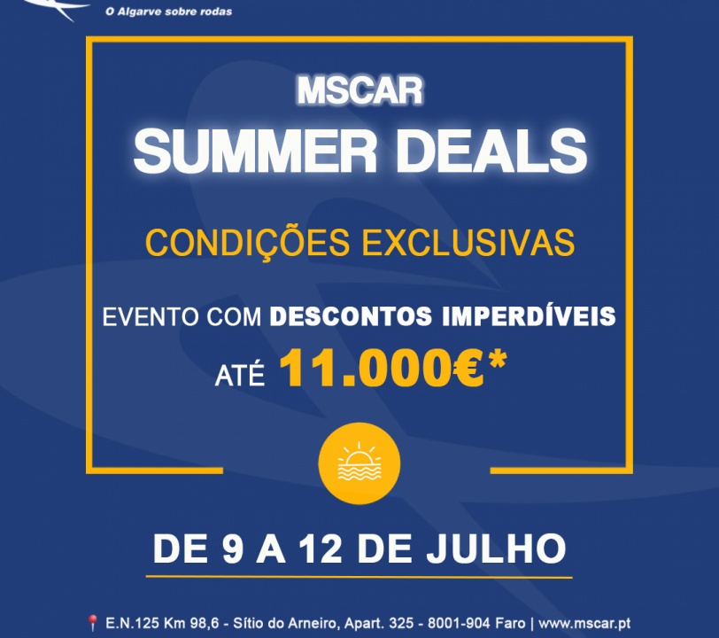 SUMMER DEALS MSCAR  DESCONTOS DE VERO IMPERDVEIS!