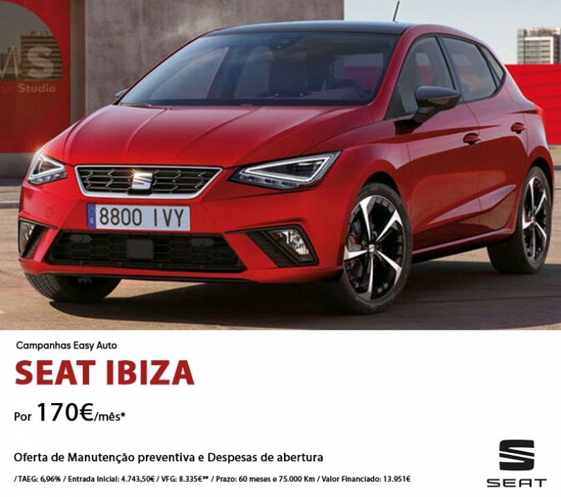 SEAT Ibiza Easy Auto - Por 170€/mes