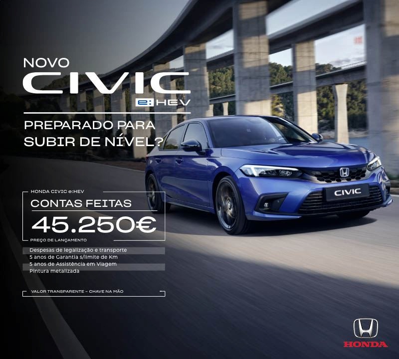 Novo Honda Civic e:HEV Novo Honda Civic e:HEV