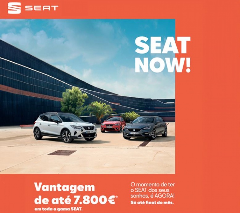 SEAT NOW - Vantagem até 7800€