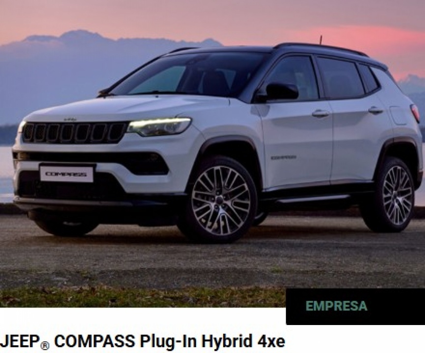JEEP® COMPASS Plug-In Hybrid 4xe DESDE 31.500€+IVA TOTALMENTE EQUIPADO JEEP® COMPASS Plug-In Hybrid 4xe DESDE 31.500€+IVA TOTALMENTE EQUIPADO