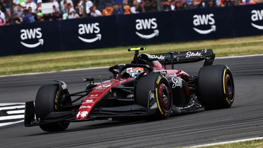 Alfa Romeo F1 Team Stake com corrida de recuperao no Grande Prmio da Gr-Bretanha