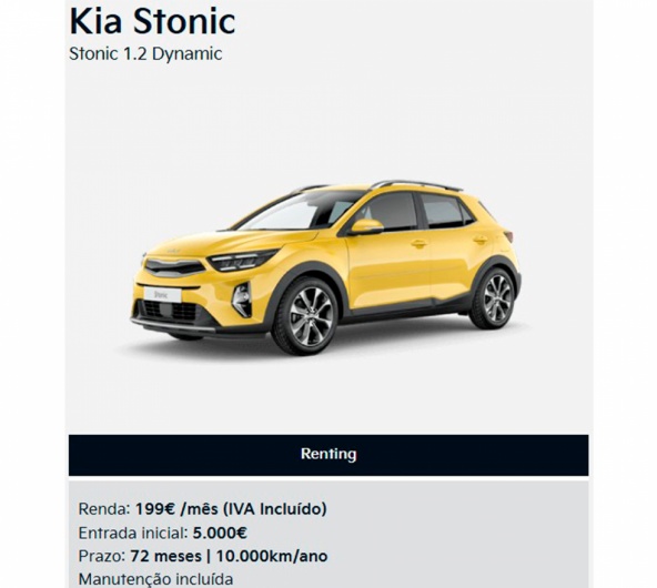 Kia Stonic Stonic 1.2 Dynamic Desde 199 / Ms*