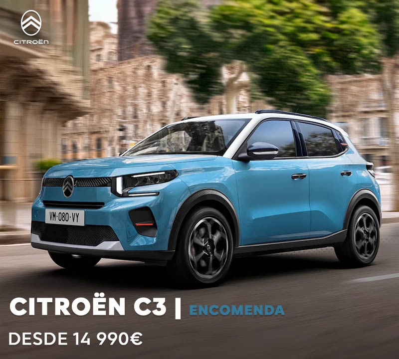 Novo Citroen C3 - Desde 14.990€ Novo Citroen C3 - Desde 14.990€