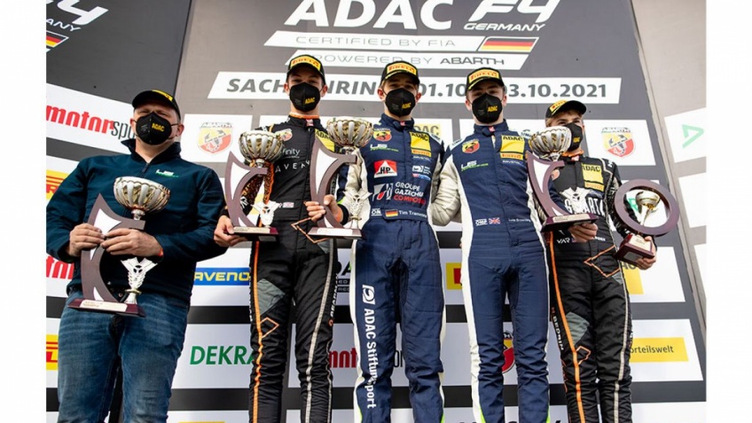 Em Sachsenring, Tramnitz alcança uma dupla e Lomko vence na Ronda nº 4 do Campeonato de Fórmula 4 ADAC Powered by Abarth