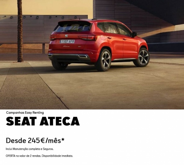 SEAT Ateca Easy Renting - 245€/Mês