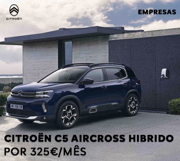 Citroen C5 Aircross Híbrido Profissional - Por 325€/mês