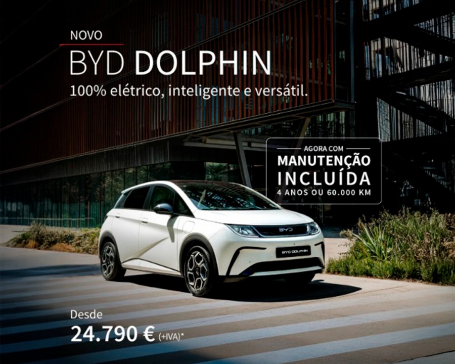 BYD DOLPHIN desde 24.790€ +IVA * BYD DOLPHIN desde 24.790€ +IVA *