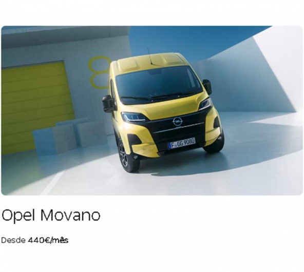 Opel Pro Days - Opel Movano Desde 440�/m�s