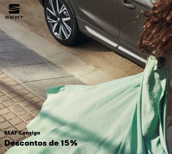 SEAT Consigo - Descontos de 15% em Discos, Pastilhas, Car Care e Pneus