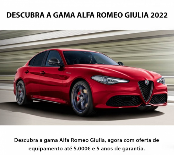 Gama Alfa Romeo Giulia 2022 - Oferta 5000€