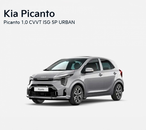 Kia Picanto 1.0 CVVT ISG 5P URBAN Desde: 159�/M�s com financiamento