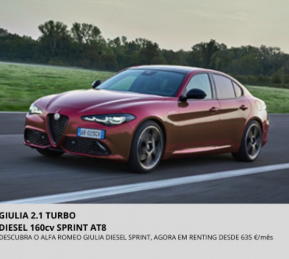 Giulia 2.1 Turbo Diesel 160cv Sprint AT8, RENTING PARA EMPRESAS DESDE 635 �/m�s