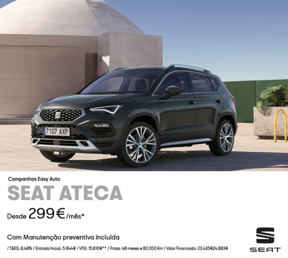 SEAT ATECA Easy Auto - Desde 299€/Mês